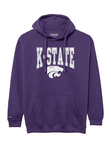 Image of JanSport NCAA Officially Licensed Rival Hoodie, Long Sleeve Unisex Sweatshirt, Cotton-Polyester Blend, Double-Layered Hood