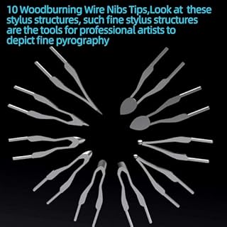 Arivend Wood Burning Tool, Wood Burning High Impedance Nickel-Chromium Wire Pen Tip Wood Burning