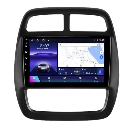 HYNMSM - Radio para coche con Android 13, pantalla táctil de 9 pulgadas y doble DIN CarPlay para Renault K-ZE 2015-2019 con Bluetooth, CarPlay, cámara de visión trasera AHD, navegación GPS y controle