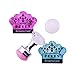 PUEEN Nail Art Soft Squishy Silicone Luxury Crystal Stamper and Scraper Set - Stamping Tools - Silver - BH000678