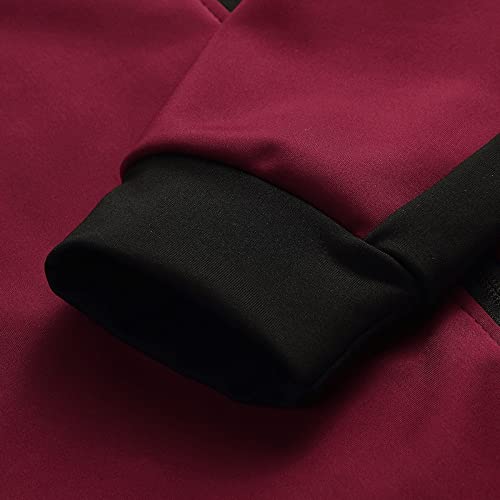 XuuSHA Roupa de segurança de alta visibilidade, jaqueta térmica de ciclismo de lã para trabalho de s