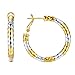 Followmoon 18K Gold Plated Women's Hoop Earrings
