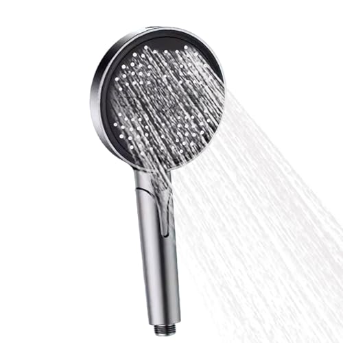 Nudorpn Alcachofa de ducha con ducha de mano, cabezal de ducha amplificador de presión con cabezal de ducha manual, cabezal de ducha de lluvia accesorios de baño para limpieza de mascotas dormitorio