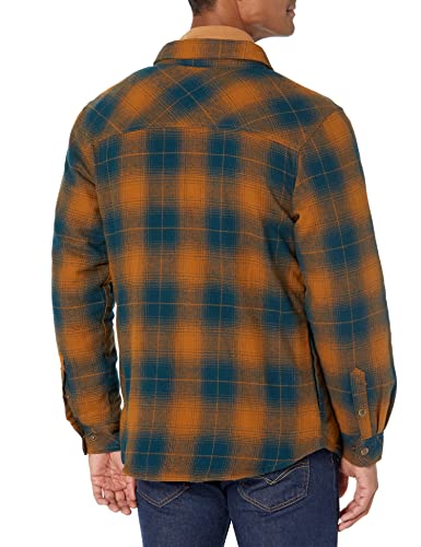 Image of Legendary Whitetails Mens Thermal Lined Shirt Jacket Plaid Flannel Polyfill Insulated Shacket