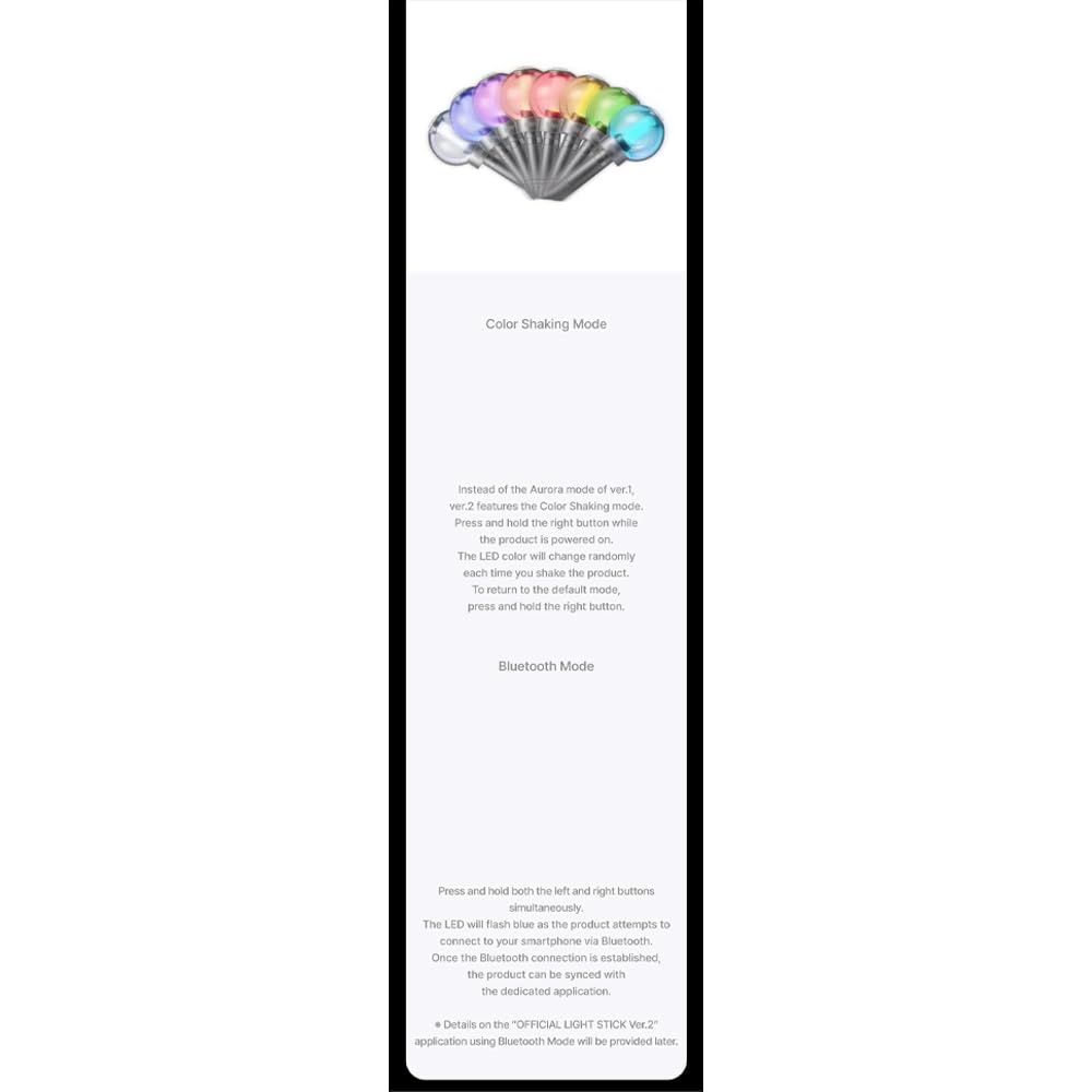 E-NHYPEN Offizielles Lightstick Ver.2 Fanlight + Verkäufergeschenk (transparente Fotokarte)