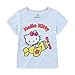 Hello Kitty Sanrio Girls 4 Pack Short Sleeve T-Shirt for Little and Big Kids