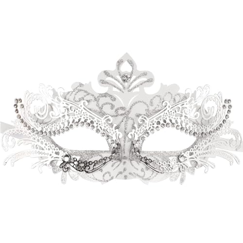 Image of Coddsmz Couple Masquerade Mask Set - Venetian & Mardi Gras Mask for Women & Men