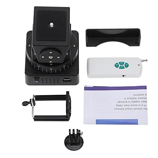 Andoer YT-260 Remote Control Motorized Pan Tilt Head for Extreme Camera WiFi Camera and Smartphone