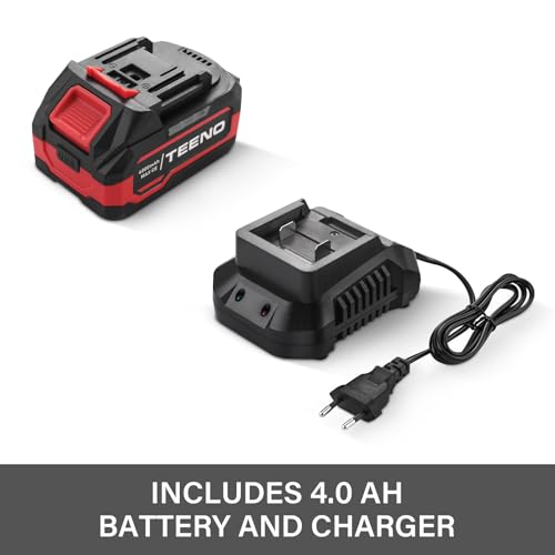2 in 1 Tagliasiepi Estensibile e Motosega,Polo Telescopico Staccabile,Batteria 20V 4000mAh Inclusa,Impugnatura Principale Regolabile,Testa Inclinabile, Tracolla in Dotazione-TEENO - 5