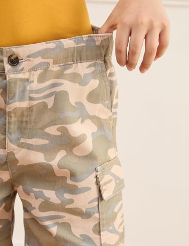 Image of Amazon Brand - Symbol Boy's Cotton Chino /Cargo Shorts | Elasticated Waistband | Age 6-14 Years