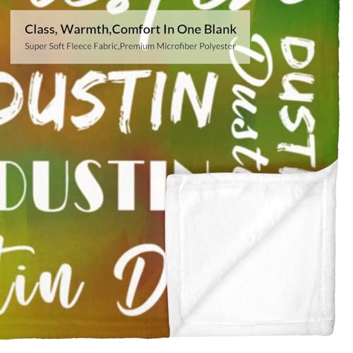 Name Blanket Personalized Name Blanket Customized Blanket with Name Text for Adult Kid Birthday Christmas Mothers Fathers Valentines Day Gift
