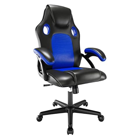 Play haha. Silla ergonómica de cuero para juegos y trabajo Cover