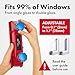 Tyroler Magnetic Window Cleaner Tool | The Glider D-3 AFC Double Sided Outside Window Cleaner Fits Windows 0.1