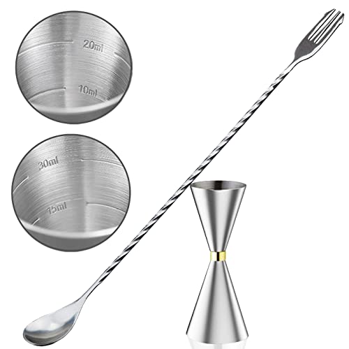 桜花直郵 ジガーカップ＆バースプーンセット 30/45ml