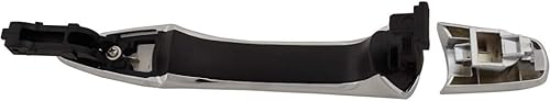 Miniatura 2 de Para Infiniti JX35 - Manija de puerta exterior delantera, lado del conductor cromada (2013-2013), con orificio para llave, embellecedor base