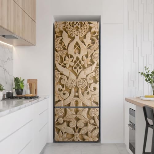 Pegatinas para puerta de frigorífico que ocultan golpes con diseño elegante 3