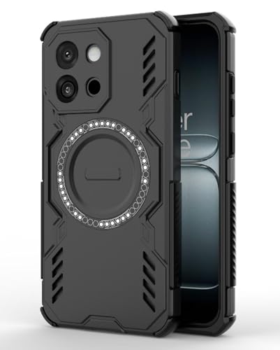 Image of Back Cover Case for OnePlus 13s 5G | 360 Protection Mobile Phone Case Mag-Safe | Camera Protection | 1 + OnePlus 13 s Back Cover /One Plus 13s 5+G - Black TPU+PC