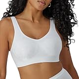Bali Womens Comfort Revolution Wireless Bra, Comfortflex Fit Full-coverage Wirefree Bras, White Dot, Medium US