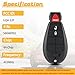 Key Fob Replacement Fits for Jeep Cherokee 2014 2015 2016 2017 2018 2019 Keyless Entry Remote Control GQ4-53T, 3 Buttons