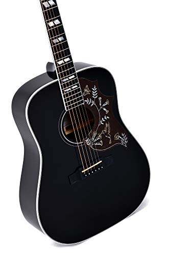 Sigma Guitars DM-SG5-BK+ – Édition limitée – Noir. - Les Beatles, Paul McCartney, John Lennon, RIngo Starr, George Harrison Sigma Guitars DM-SG5-BK+ - Édition limitée - Noir. – Image 5