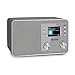 Produktbild TechniSat DIGITRADIO 307 BT - DAB+ Radio mit BestTune (DAB, UKW, AUX in, Bluetooth-Audiostreaming, Kopfhöreranschluss, Favoritenspeicher, Wecker, Sleeptimer, Uhr-/Datumsanzeige, 5 W Mono) silber