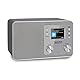 TechniSat DIGITRADIO 307 BT - DAB+ Radio mit BestTune (DAB, UKW, AUX in, Bluetooth-Audiostreaming, Kopfhöreranschluss, Favoritenspeicher, Wecker, Sleeptimer, Uhr-/Datumsanzeige, 5 W Mono) silber