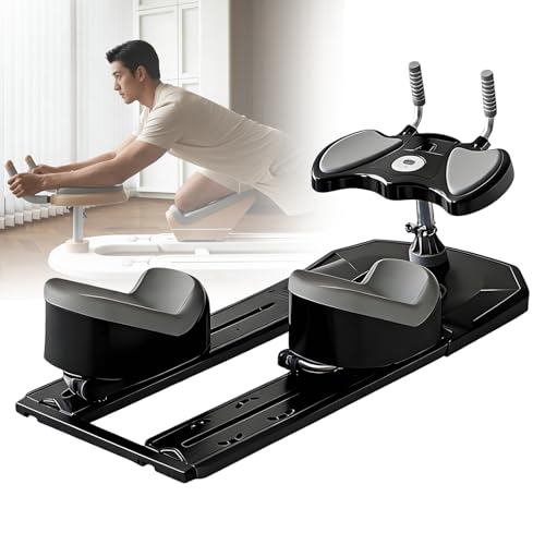 Gavscient Wirbelsäulen-Dreh- und Dehntrainer, Komplette Heimtrainingsmaschine, Bauch- und Rückendehner zur Taillenformung, Ganzkörper-Dehn- und Drehgerät Black