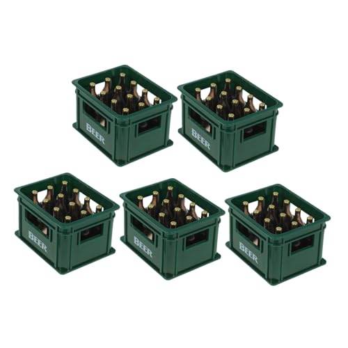 KONTONTY 5 Mini Cassa in Resina per Casa delle Bambole Accessori Miniatura per Bar di Gioco e Decorazione Dollhouse di Bevande Simulate di Ruolo Educativo