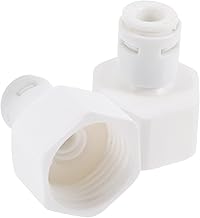 Mobestech Water Purifier Connectors 2pcs Water Purifier Connector Water Hose Adapter White Water Purifier Fitting Water Purifier