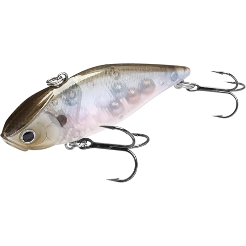 LUCKY CRAFT LV-500 MAX, 238 Ghost Minnow, Lipless Crankbait, Freshwater Bass Fishing Lure, Lucky Vibration, Sinking Lures, Long-Casting Crankbait, Premium Fishing Gear and Accessories