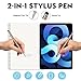 FIRCRE 15 Pack Stylus Pens for Touch Screens Stylus Pen Compatible with Phone Tablets Kindle and Black Ink Ballpoint Pens-2 in 1 Stylists pens for Touch Screens