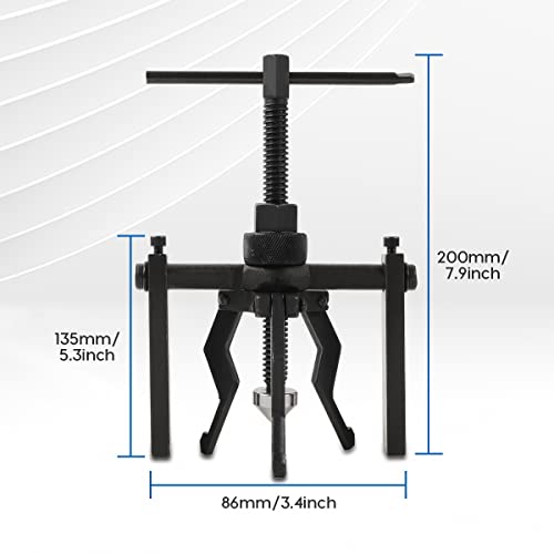 CMTOOL Bearing Puller 3 Jaw Pilot Bearing Puller Blind Bearing Puller