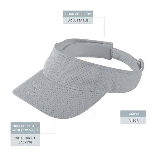 Image of Augusta Sportswear Women's Athletic Mesh Visor - Stylish Sun Hat for Golf, Running, and Outdoor Activities