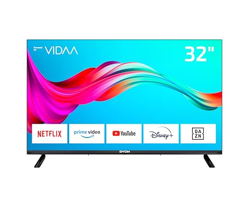 DYON Smart 32 VX - 32 Zoll (80 cm) Smart TV mit HD Triple Tuner (DVB-C/-S2/-T2), App Store, Prime Video, Netflix, YouTube, DAZN, Disney+, waipu.TV, Hotelmodus DYON Smart 32 VX - 32 Zoll (80 cm) Smart TV mit HD Triple Tuner (DVB-C/-S2/-T2), App Store, Prime Video, Netflix, YouTube, DAZN, Disney+, waipu.TV, Hotelmodus