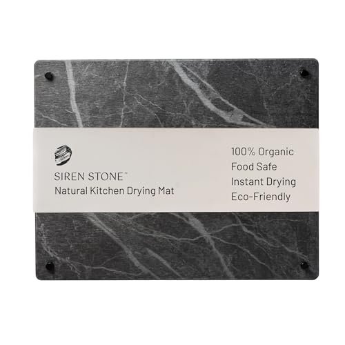 Siren Stone Natural Stone Dish Drying Mat 18\
