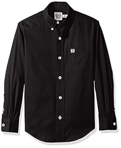 Cinch Jungenhemd Classic Fit Schwarz XS