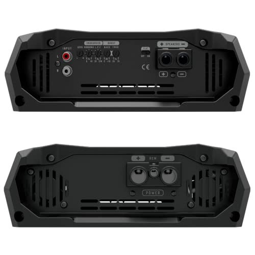 Stetsom Bravo Bass 3000 1 Ohm Mono Subwoofer Car Audio Amplifier, 3000.1 3K Watts Rms, 1Ω Stable, Sound Quality, Crossover & Bass Boost 3000W Sub Amp, Smart Coolers #TOP1