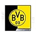 DeinDesign Autocollant Compatible avec Sony Playstation 3 Slim CECH-2000-3000 Sticker Film Autocollant BVB Borussia Dortmund Blason