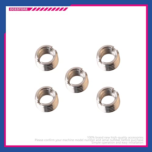 Image of OCESTORE 5Pcs Thread Reducers M8 Male 8MM to M6 Female 6MM with Slot Thread Reducers Adapters