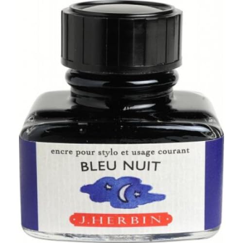 Traditionelle Stiftetinte "D", 30 ml, Nachtblau, 4 Stück