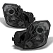 Cadillac CTS Halogen Type Smoked OE Replacement Headlights Driver/Passenger Head Lamps Pair New