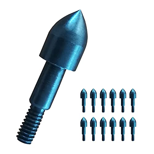 Yxh Archery Field Points 3D & Bullet Screw-In Arrow Tips For Compound Recurve Bow Crossbow Hunting Shooting Target Practice, 12 Pack (Bullet, 11/32" 100Gr) … #TOP17