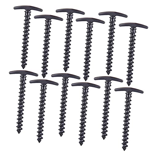 BESPORTBLE Professional Camping Tent Ground Pegs 14.5cm Plastic Tent Stake for Mud Ground