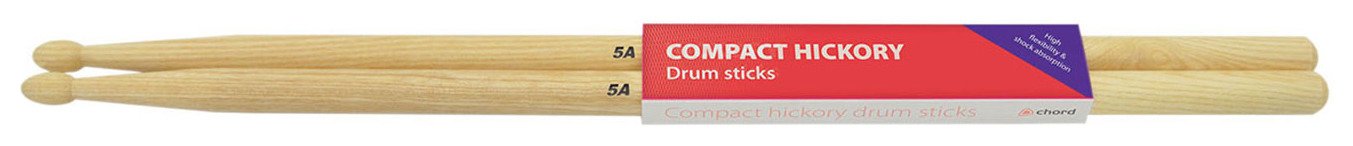 Chord | hickory Drum Sticks 5A Wood Supplied in Pairs