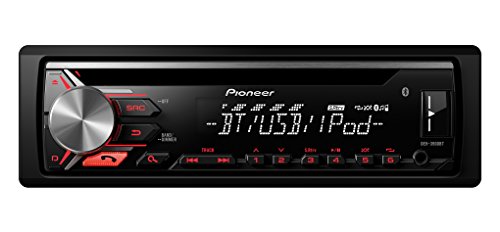 Pioneer DEH-3900BT Radio CD con RDS, Bluetooth, entrada auxiliar y USB