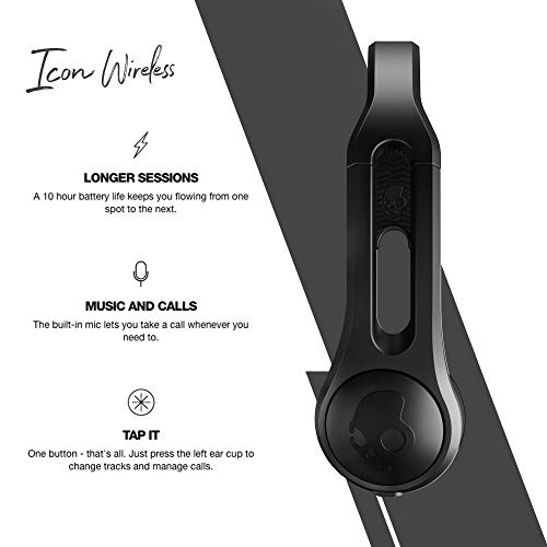 Skullcandy Icon Wireless On-Ear Headphones in Black #TOP16