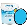 Doheny's Pro-Grade High Build Self-Priming Epoxy Swimming Pool Paint | Formulated for Excellent Stain, Chemical, and Abrasion Resistance | VOC Compliant (Blue Ice)
