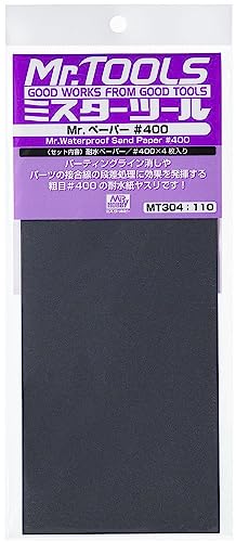 Sandpaper Mr. Waterproof # 2000 abrasif pour carrosserie et plastique, pack de 4 feuilles