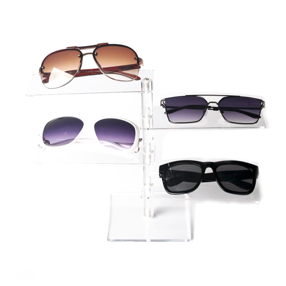 CTRLZS Acrylic Eyeglass Holder Stand, Sunglasses Organizer, Sunglass Holder, Acrylic Sunglasses Display,Sunglasses Rack Holder