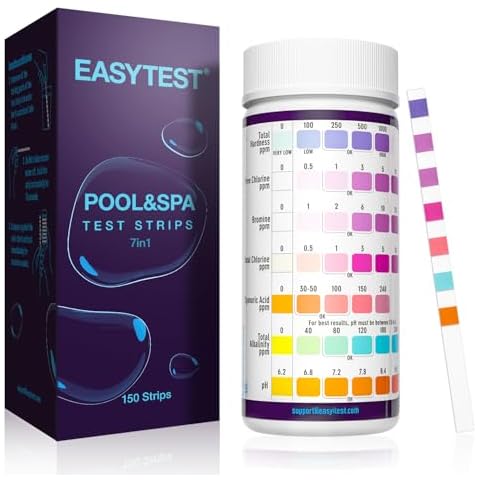 EASYTEST 7-Way Pool Test Strips Cover